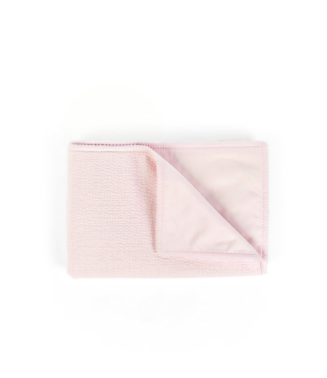 Theophile & Patachou Theophile & Patachou - Doopdeken 65x80cm - Gewafeld Roze