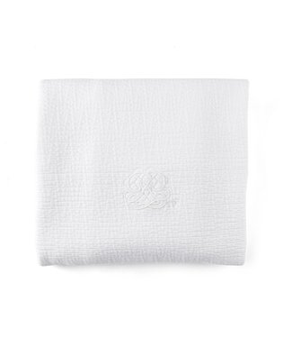 Theophile & Patachou Theophile & Patachou - Doopdeken 65x80cm - Gewafeld Wit