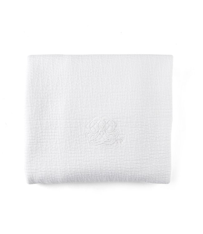 Theophile & Patachou Theophile & Patachou - Doopdeken 65x80cm - Gewafeld Wit