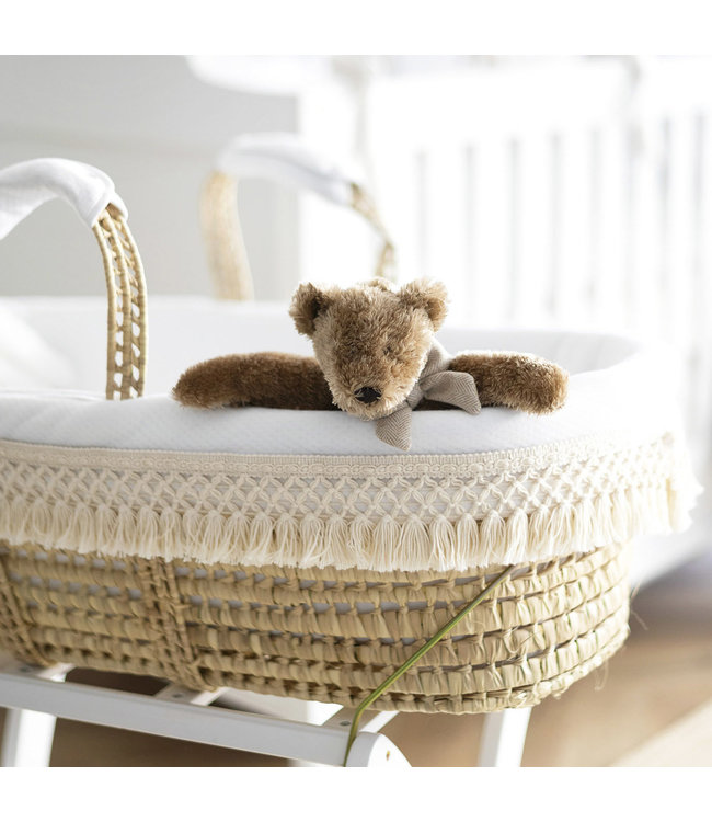 Theophile & Patachou Theophile & Patachou - Rieten reiswieg + Aankleding natureel franjes