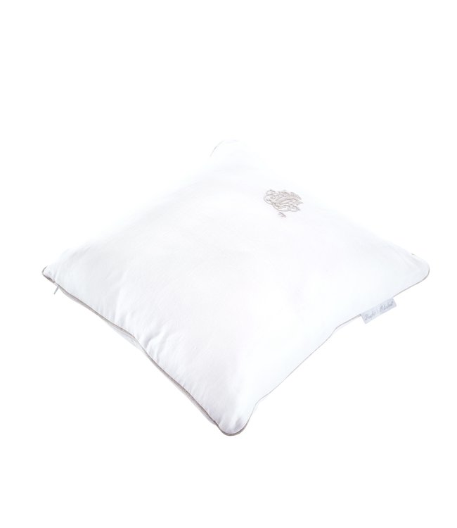 Theophile & Patachou Theophile & Patachou - Kussen geborduurd - Linnen Wit