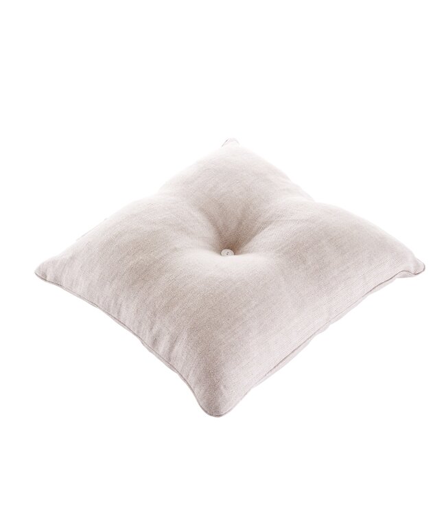 Theophile & Patachou Theophile & Patachou - Kussen met knop -Linnen DECO