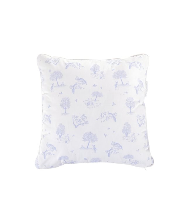 Theophile & Patachou Theophile & Patachou - Kussen - Geprint katoen Lichtblauw geprint