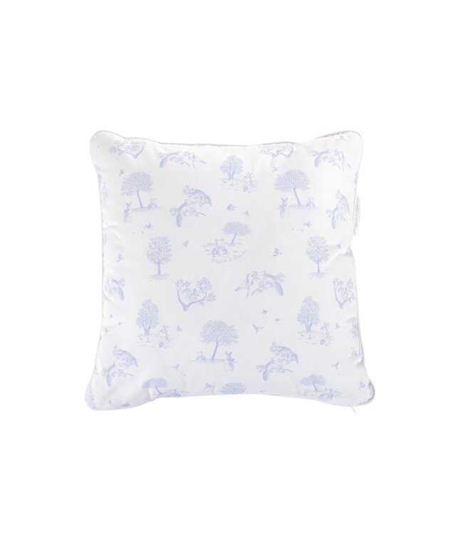 Theophile & Patachou Theophile & Patachou - Kussen - Geprint katoen Lichtblauw geprint