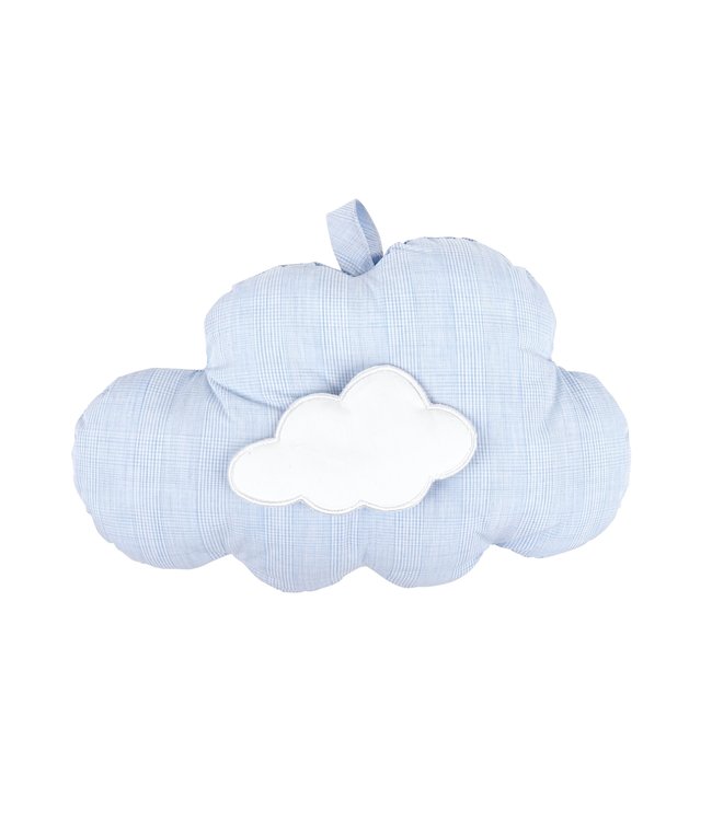 Theophile & Patachou Theophile & Patachou - Muziekkussen ''wolk'' Lichtblauw