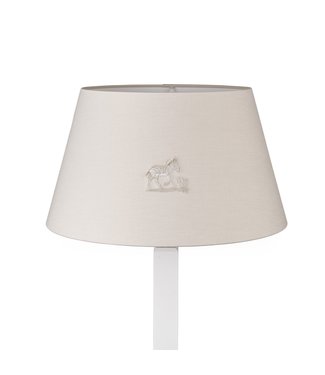 Theophile & Patachou Theophile & Patachou - Grote lampenkap geborduurd Camel Safari