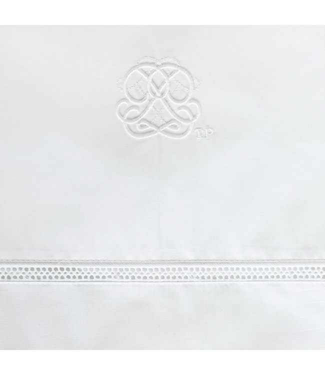 Theophile & Patachou Theophile & Patachou - Donsovertrek bed 100x135cm  + sloop - katoen Wit