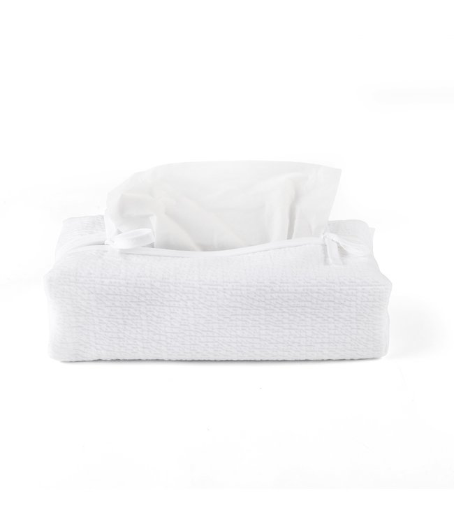 Theophile & Patachou Theophile & Patachou - Hoes voor kleenex-doos - Gewafeld Wit