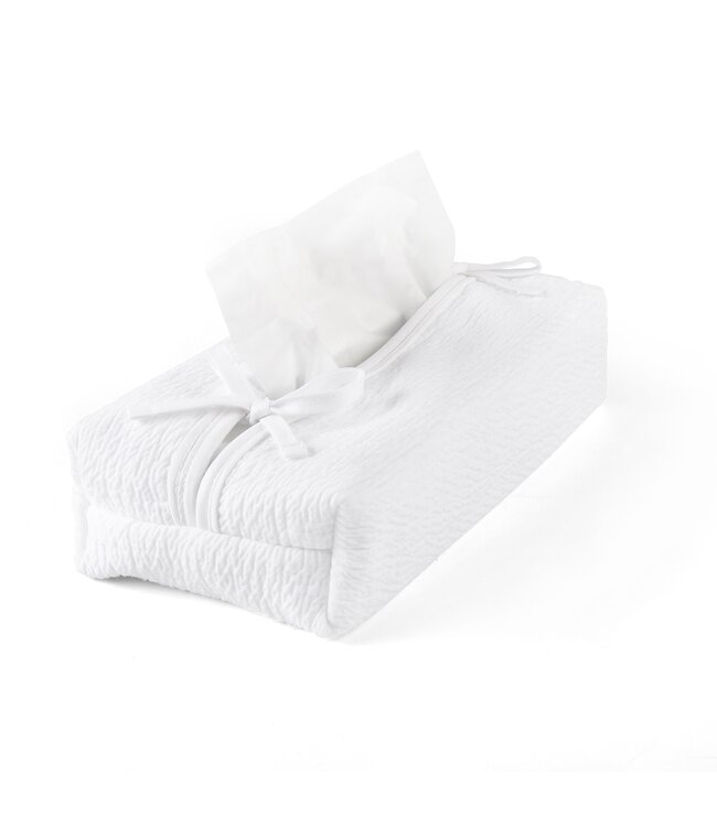 Theophile & Patachou Theophile & Patachou - Hoes voor kleenex-doos - Gewafeld Wit