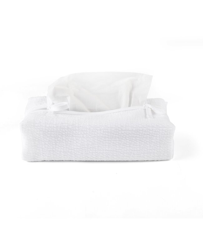 Theophile & Patachou Theophile & Patachou - Hoes voor kleenex-doos - Gewafeld Wit