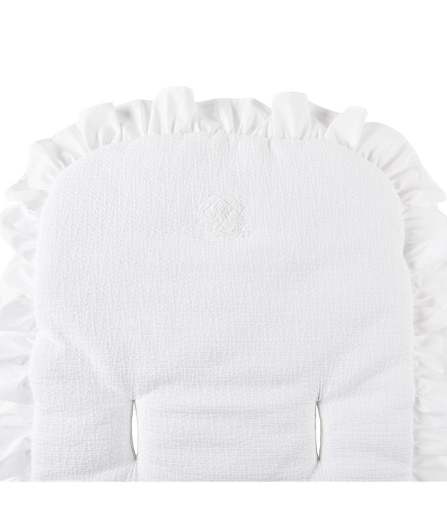 Theophile & Patachou Theophile & Patachou - Relaxhoes + volant - Gewafeld Wit