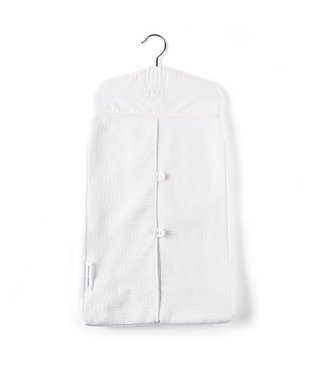 Theophile & Patachou Theophile & Patachou - Luierzak model kleerhanger - Gewafeld Wit