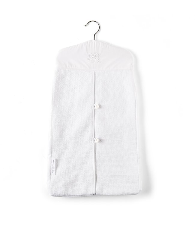 Theophile & Patachou Theophile & Patachou - Luierzak model kleerhanger - Gewafeld Wit