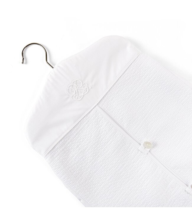 Theophile & Patachou Theophile & Patachou - Luierzak model kleerhanger - Gewafeld Wit