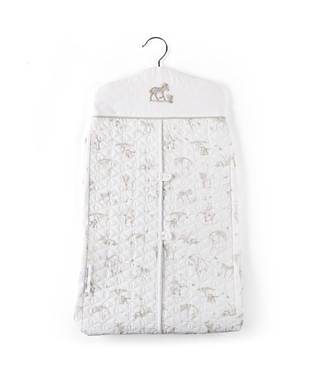 Theophile & Patachou Theophile & Patachou - Luierzak model kleerhanger - Gedrukt Camel Safari print