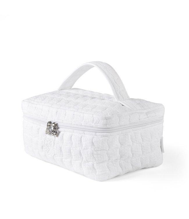 Theophile & Patachou Theophile & Patachou - Toilettas met 1 handvat - Gewatteerd Wit