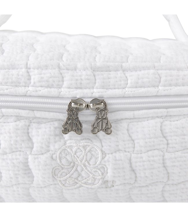 Theophile & Patachou Theophile & Patachou - Toilettas met 1 handvat - Gewatteerd Wit