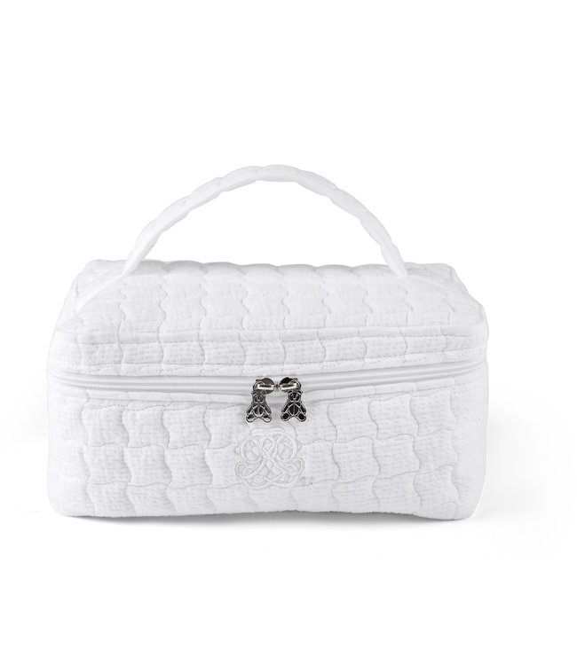 Theophile & Patachou Theophile & Patachou - Toilettas met 1 handvat - Gewatteerd Wit