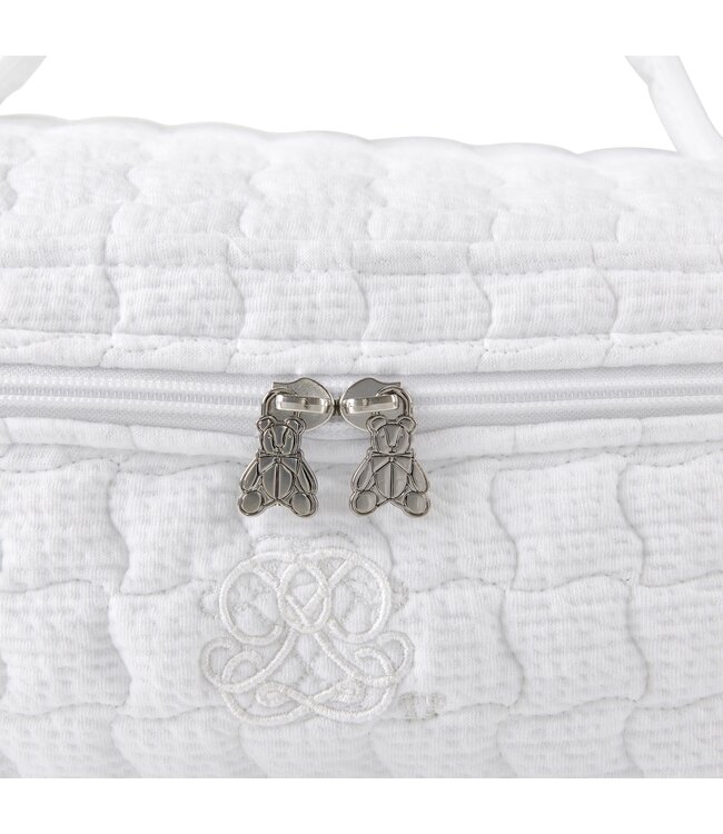 Theophile & Patachou Theophile & Patachou - Toilettas met 1 handvat - Gewatteerd Wit