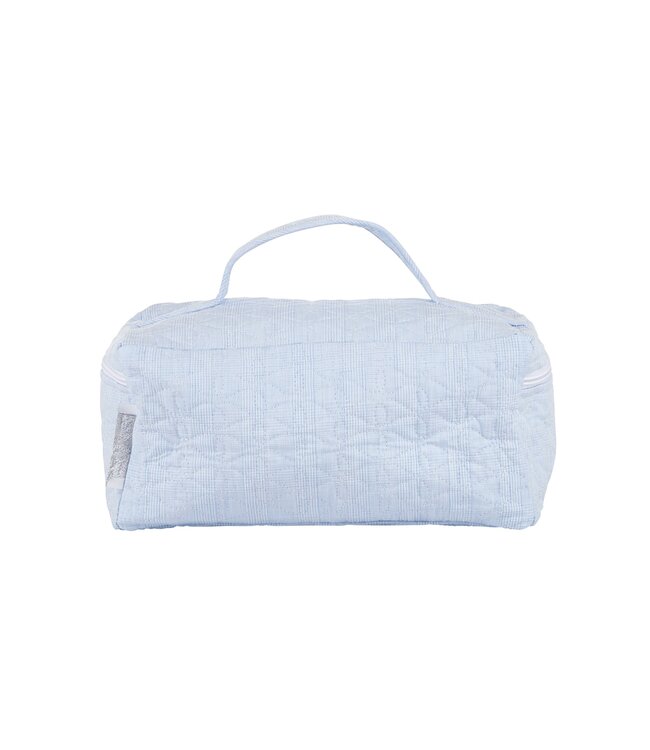 Theophile & Patachou Theophile & Patachou - Toilettas met 1 handvat - Gewatteerd Lichtblauw