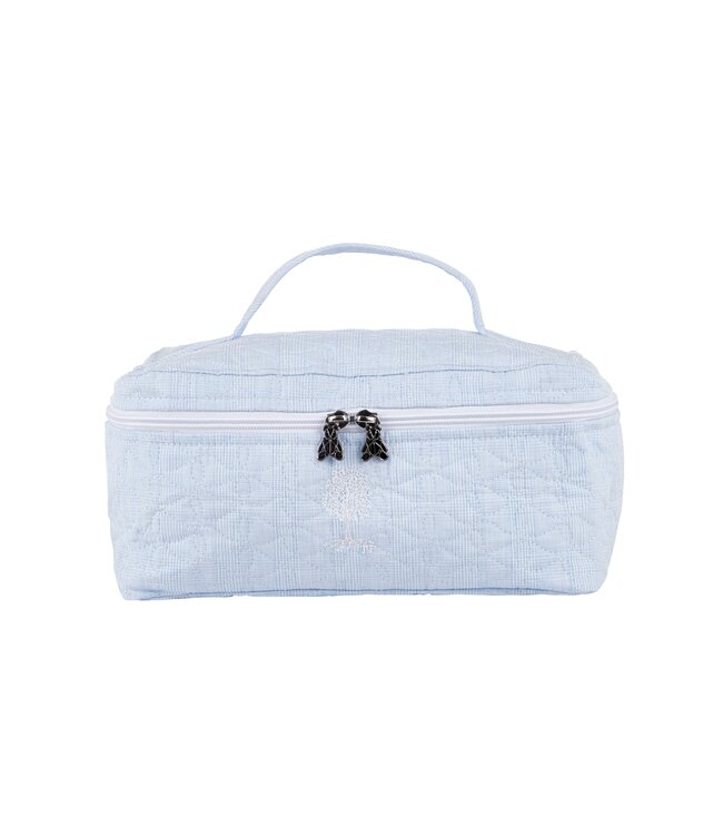 Theophile & Patachou Theophile & Patachou - Toilettas met 1 handvat - Gewatteerd Lichtblauw