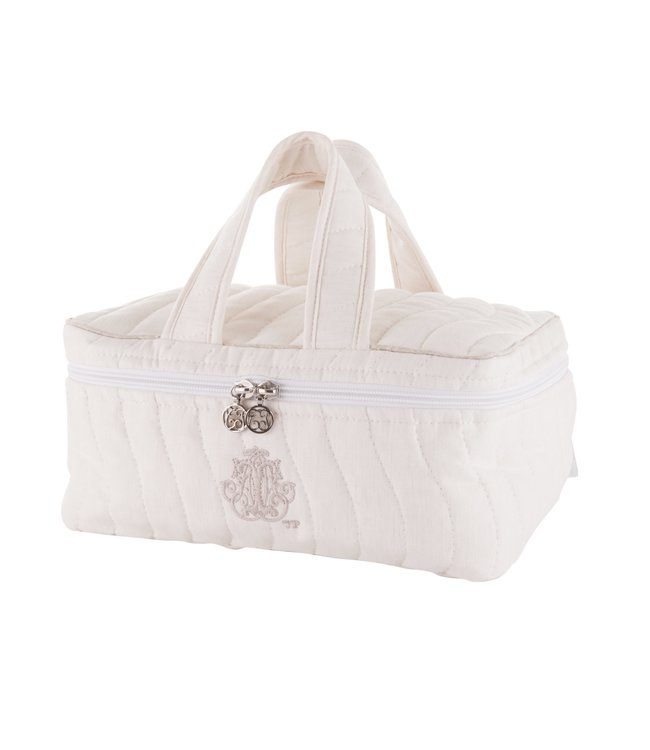 Theophile & Patachou Theophile & Patachou - Toilettas met 2 handvatten - Gewatteerd Zand