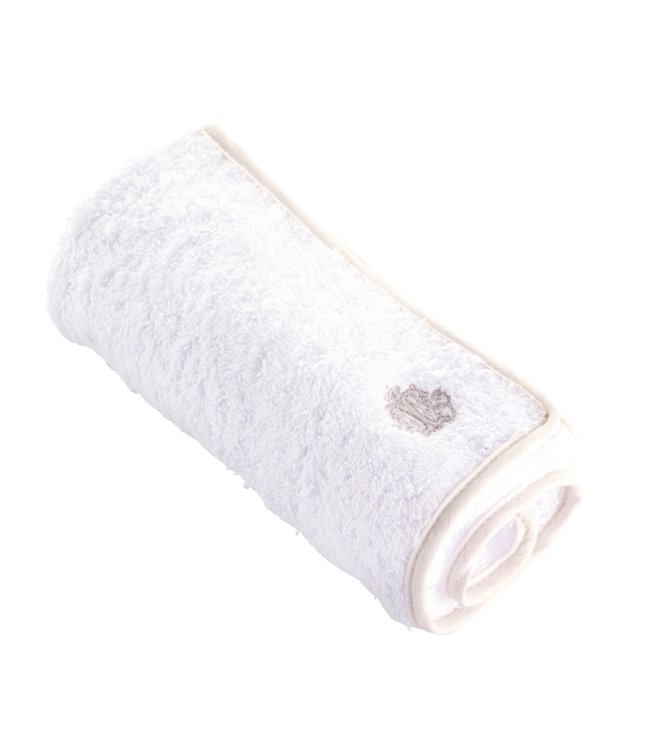 Theophile & Patachou Theophile & Patachou - Handdoek voor verzorgingskussen - Badstof Wit/zand