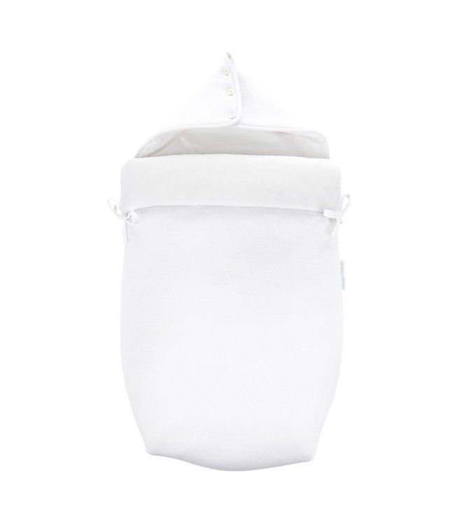 Theophile & Patachou Theophile & Patachou - Voetenzak voor reiswieg -  Sneeuwwit