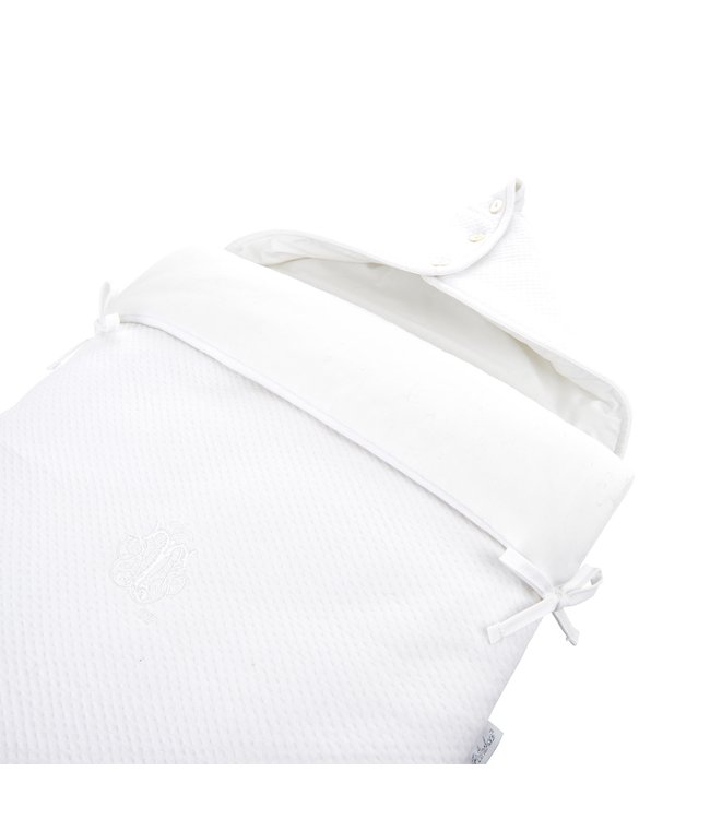 Theophile & Patachou Theophile & Patachou - Voetenzak voor reiswieg -  Sneeuwwit