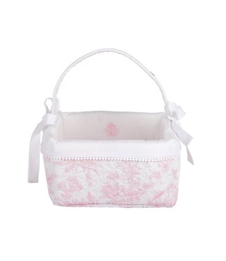 Theophile & Patachou Theophile & Patachou - Verzorgingsmand - Gewatteerd Roze geprint