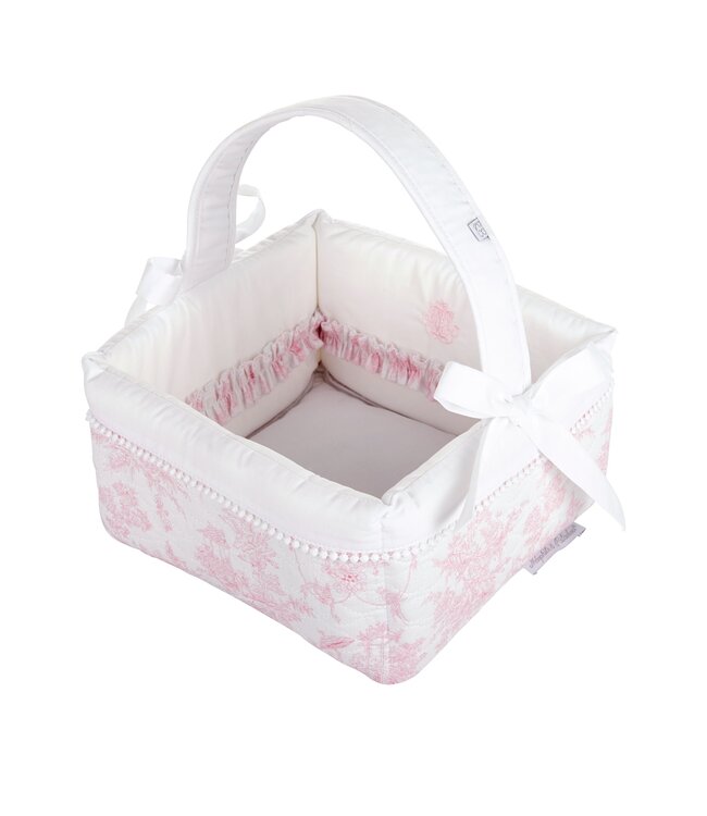 Theophile & Patachou Theophile & Patachou - Verzorgingsmand - Gewatteerd Roze geprint