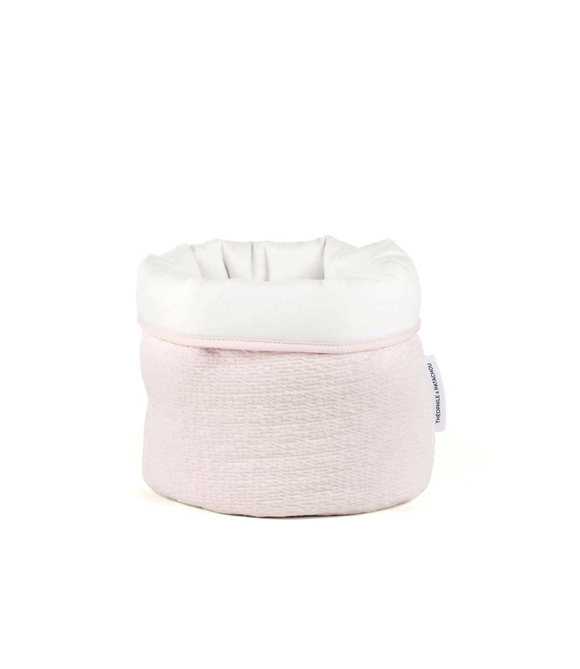 Theophile & Patachou Theophile & Patachou - Verzorgingsmand rond - Gewafeld Roze
