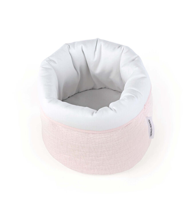 Theophile & Patachou Theophile & Patachou - Verzorgingsmand rond - Gewafeld Roze