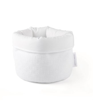 Theophile & Patachou Theophile & Patachou - Verzorgingsmand rond - Gewafeld Wit