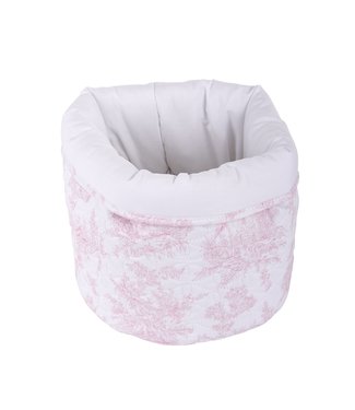 Theophile & Patachou Theophile & Patachou - Verzorgingsmand rond - Gewatteerd Roze geprint