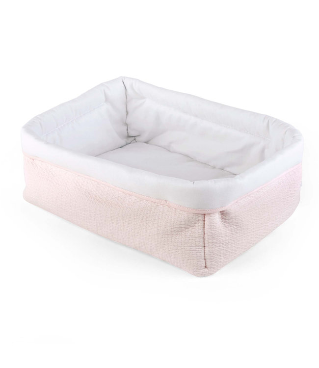 Theophile & Patachou Theophile & Patachou - Verzorgingsmand vierkant - Gewafeld Roze