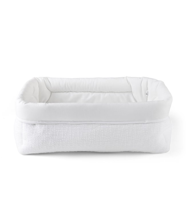 Theophile & Patachou Theophile & Patachou - Verzorgingsmand vierkant - Gewafeld Wit