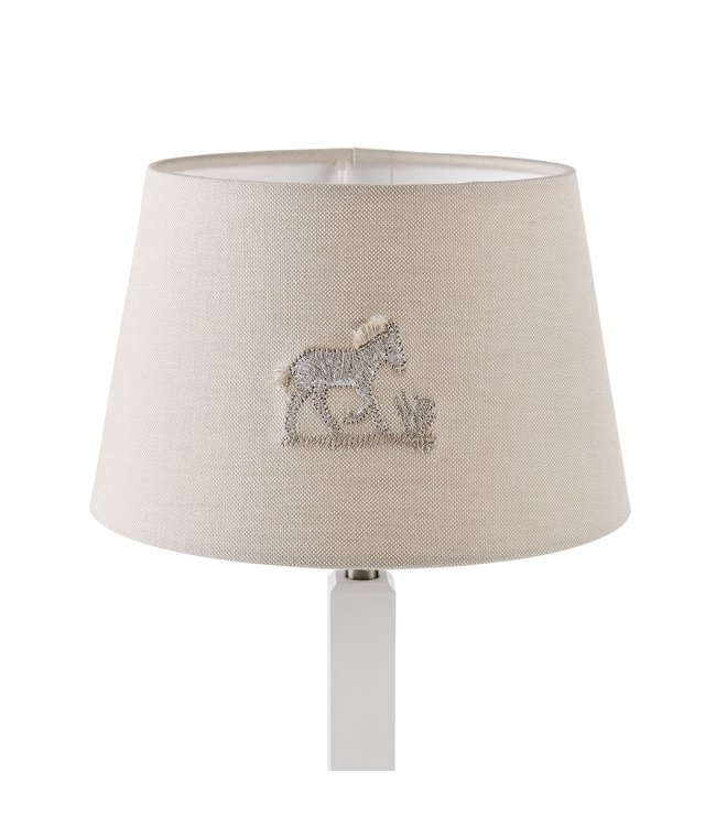 Theophile & Patachou Theophile & Patachou - Kleine lampenkap geborduurd Camel Safari