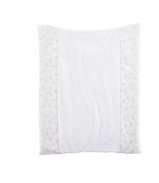 Theophile & Patachou Theophile & Patachou - Hoes verzorgingskussen - Badstof + katoen Roze bloemen