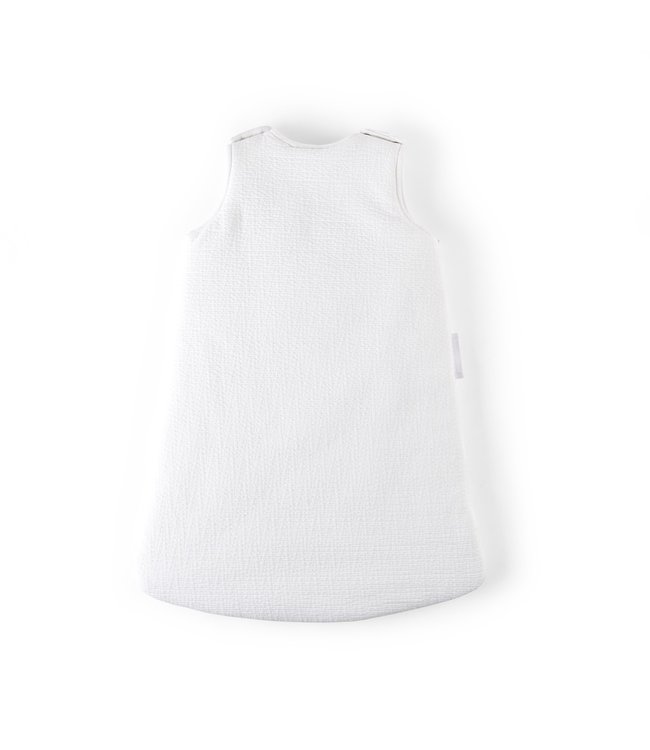 Theophile & Patachou Theophile & Patachou - Slaapzak 60cm kraag - Gewafeld Wit