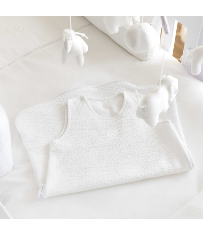 Theophile & Patachou Theophile & Patachou - Zomer Slaapzak 60cm - Gewafeld Wit