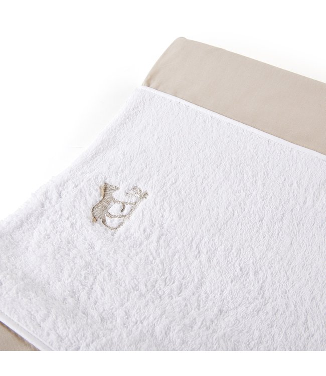 Theophile & Patachou Theophile & Patachou - Hoes verzorgingskussen - Badstof + katoen Camel Safari