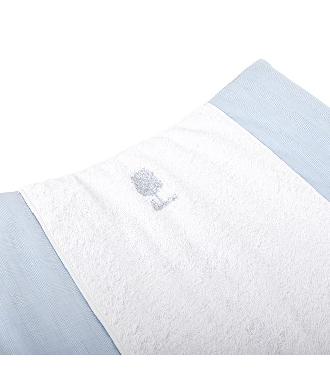 Theophile & Patachou Theophile & Patachou - Hoes verzorgingskussen - Badstof + katoen Lichtblauw