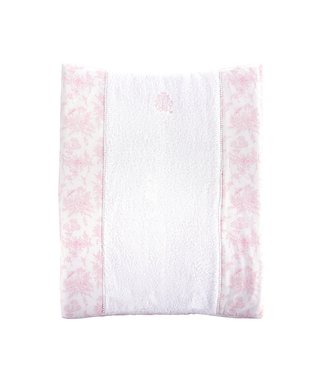 Theophile & Patachou Theophile & Patachou - Hoes verzorgingskussen - Badstof + katoen Roze geprint