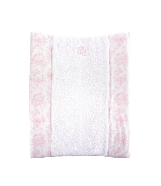 Theophile & Patachou Theophile & Patachou - Hoes verzorgingskussen - Badstof + katoen Roze geprint