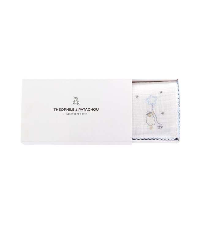 Theophile & Patachou Theophile & Patachou - Tetradoek Schaap Lichtblauw