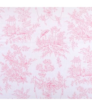 Theophile & Patachou Theophile & Patachou - Stof - Katoen Roze geprint