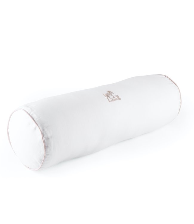Theophile & Patachou Theophile & Patachou - Geborduurde Rolkussen - Linnen Wit