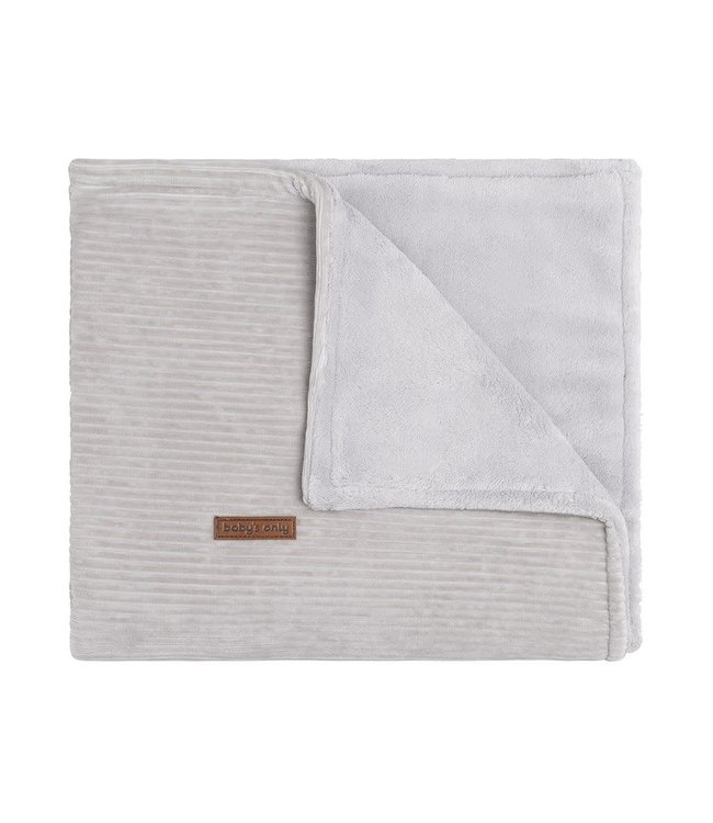 Baby's Only Baby's Only - Wiegdeken teddy Sense kiezelgrijs