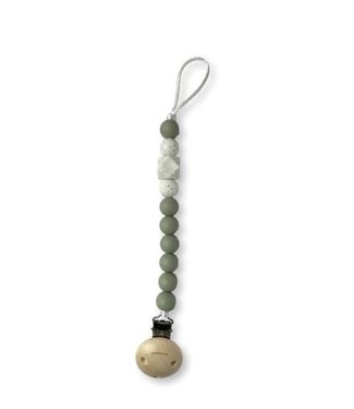 Chewies & More Chewies & More - Clip Silicone Beads - Sage/Marble